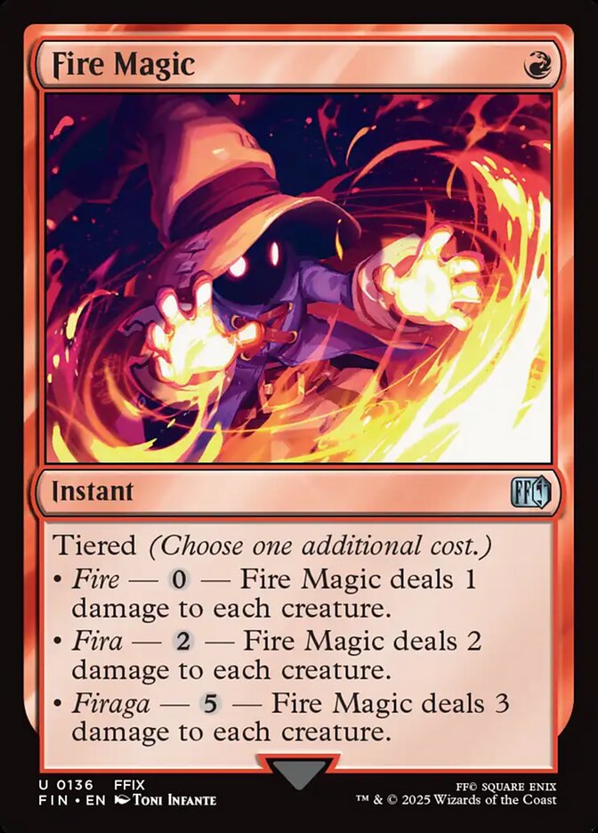 Fire Magic — Final Fantasy 136/595