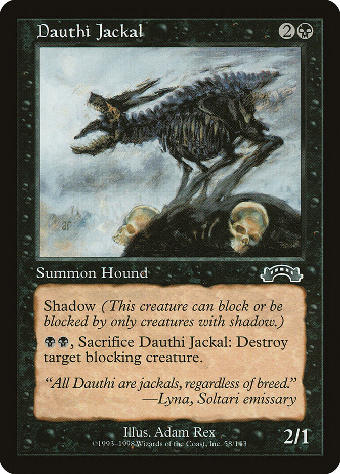Dauthi Jackal — Exodus 58/143