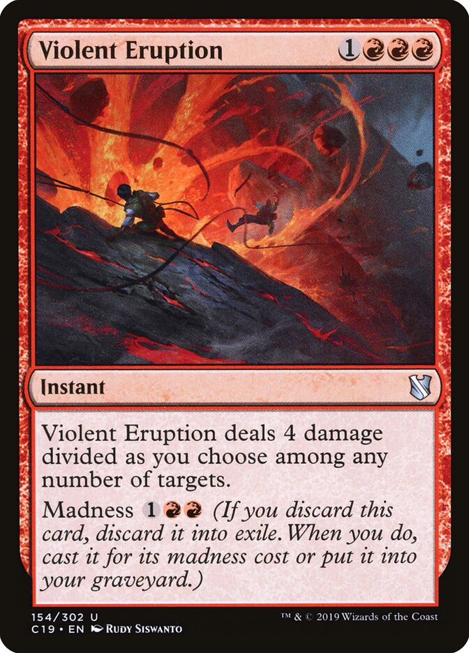 Éruption violente — Commander 2019 154/302