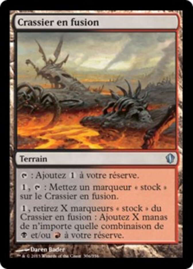 Crassier en fusion — Commander 2013 306/356