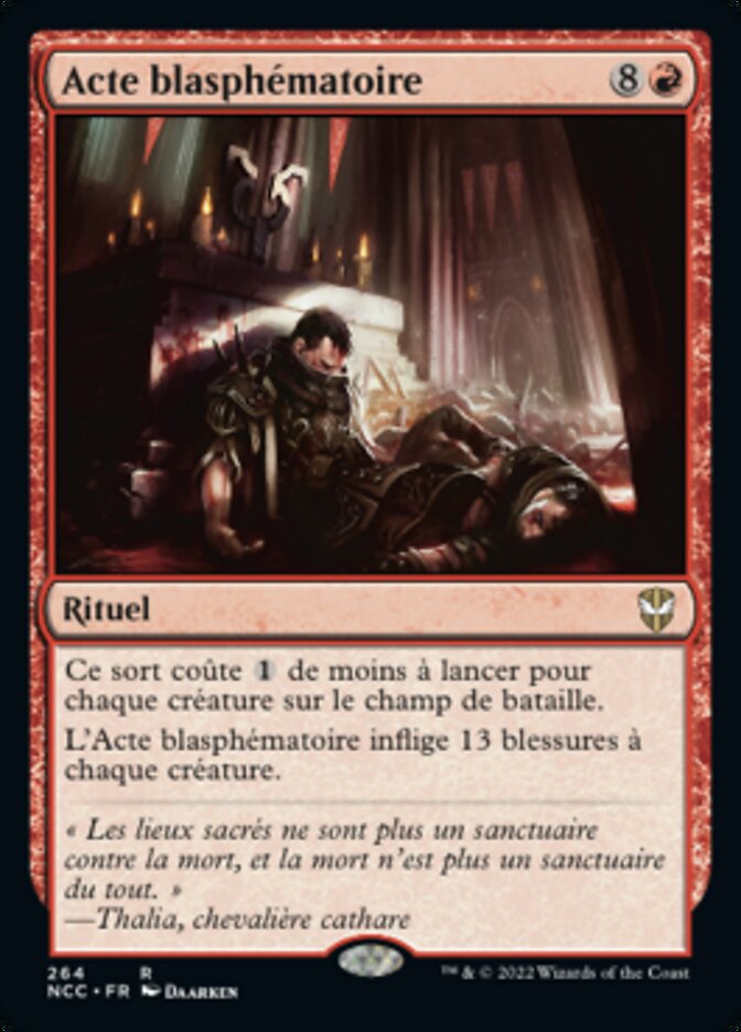 Acte blasphématoire — New Capenna Commander 264/447