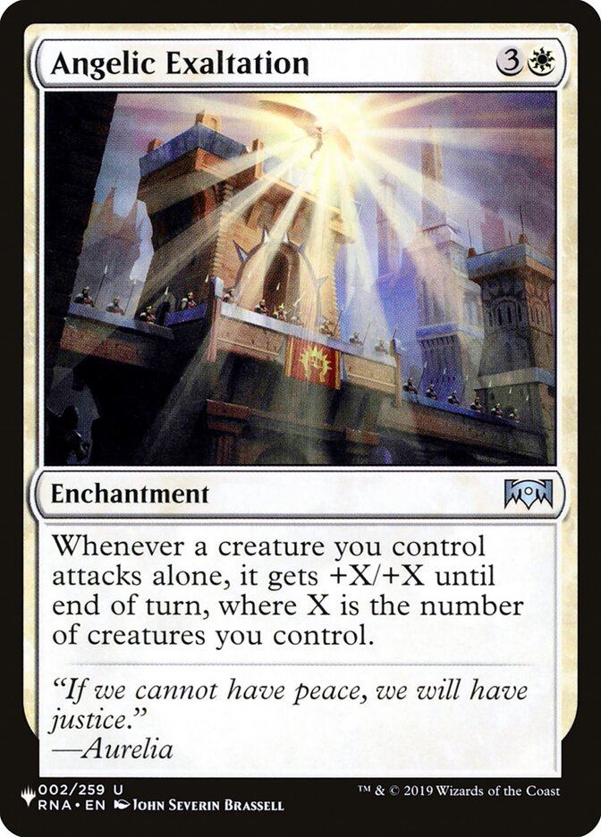 Angelic Exaltation — The List RNA-2/5581