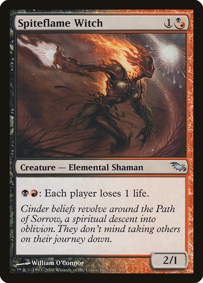 Spiteflame Witch — Shadowmoor 197/302