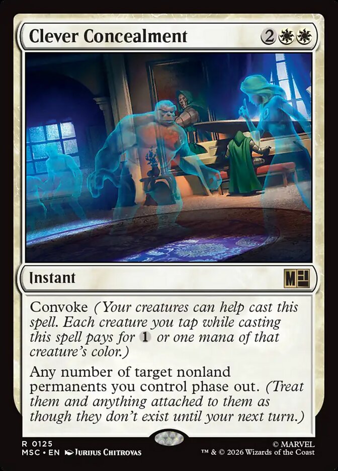 Clever Concealment — Marvel Super Heroes Commander 125/866
