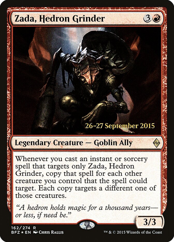 Zada, Hedron Grinder — Battle for Zendikar Promos 162s/90