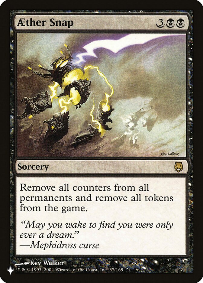 Aether Snap — The List DST-37/5581