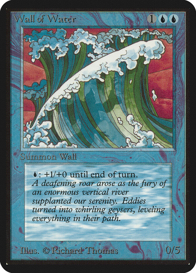 Wall of Water — Limited Edition Alpha 90/295