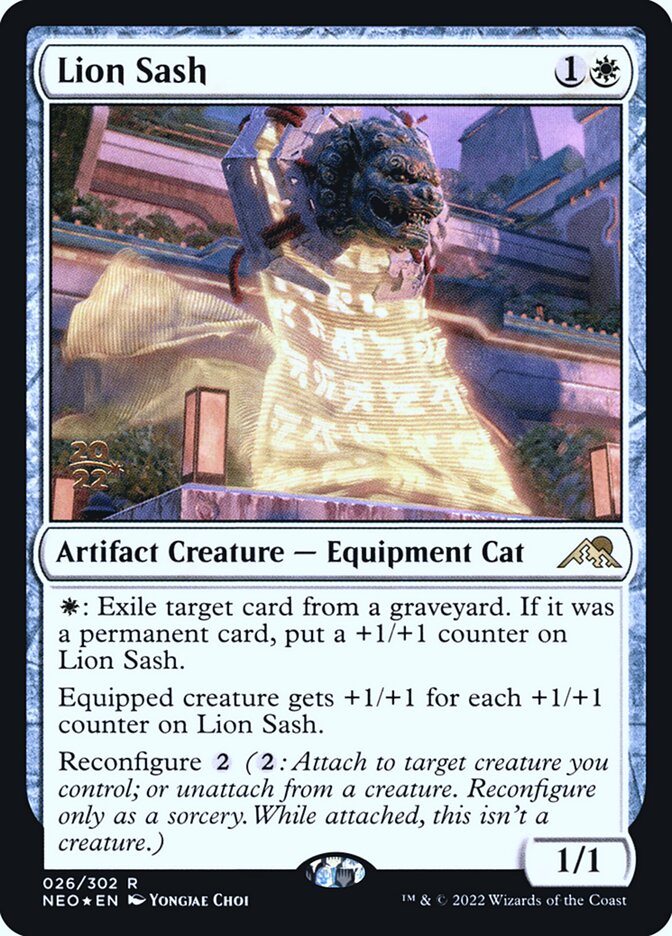 Lion Sash — Kamigawa: Neon Dynasty Promos 26s/148