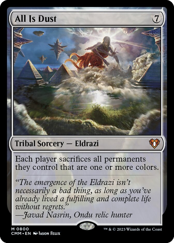All Is Dust — Commander Masters 800/1067