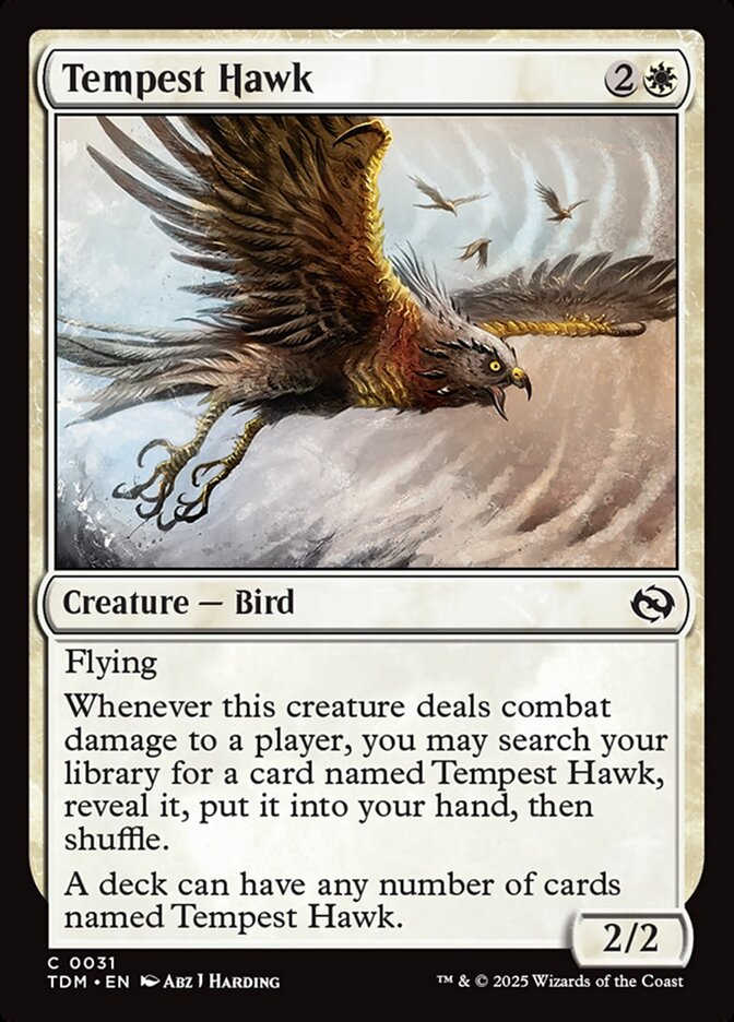 Tempest Hawk — Tarkir: Dragonstorm 31/427