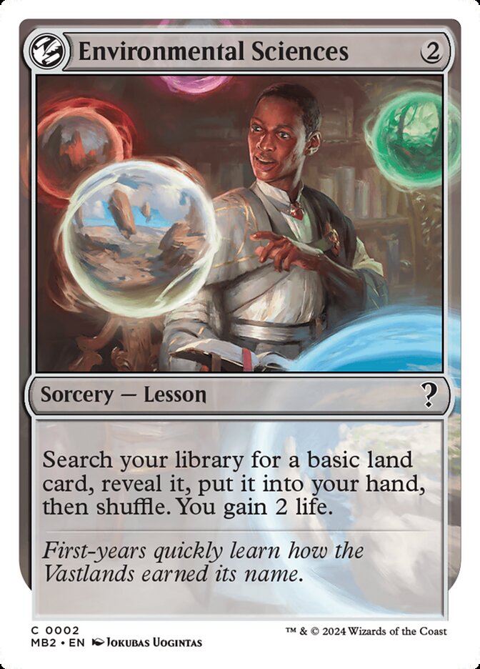 Environmental Sciences — Mystery Booster 2 2/385