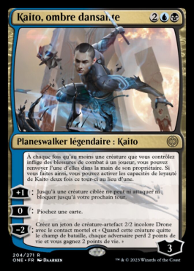 Kaito, ombre dansante — Phyrexia: All Will Be One 204/479