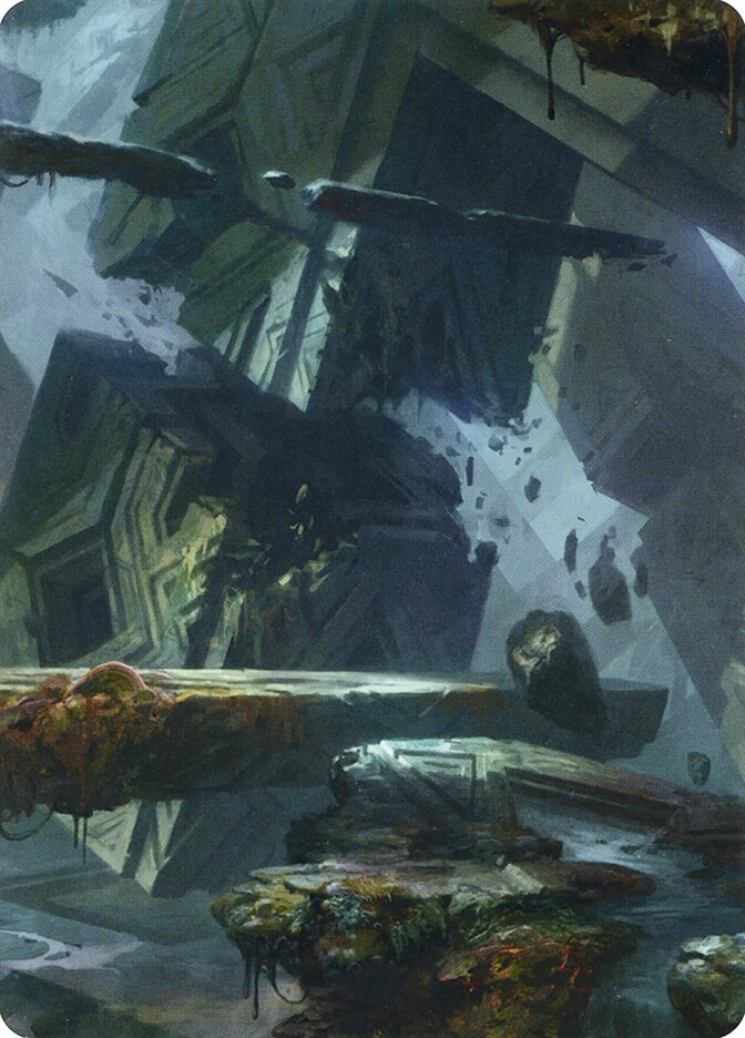 Swamp // Swamp — Zendikar Rising Art Series 15/81