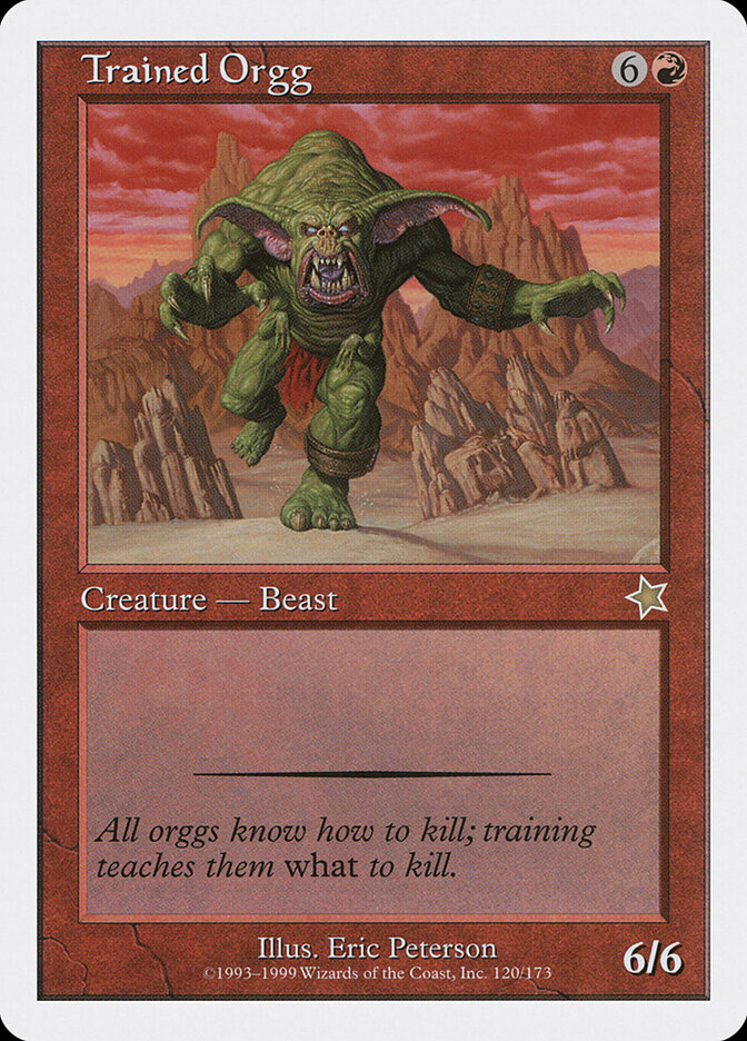 Trained Orgg — Starter 1999 120/173