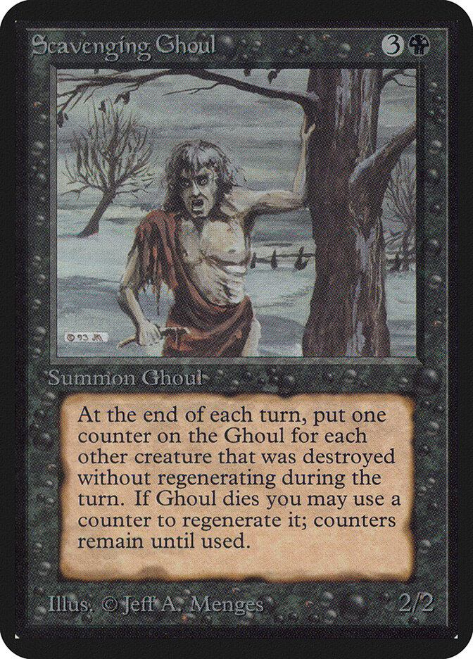 Scavenging Ghoul — Limited Edition Alpha 126/295