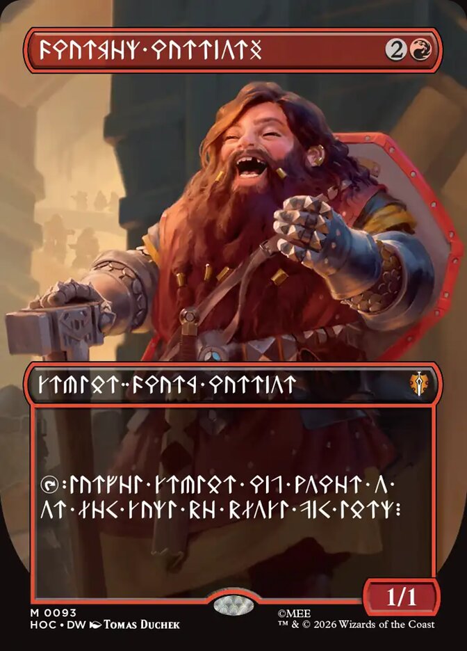 Dwarven Warriors — The Hobbit Eternal 93/158