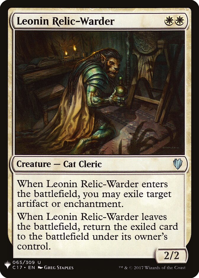 Leonin Relic-Warder — The List C17-65/5581