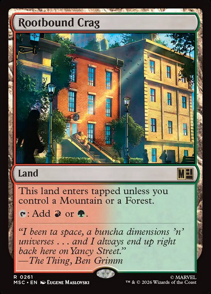 Rootbound Crag — Marvel Super Heroes Commander 261/866