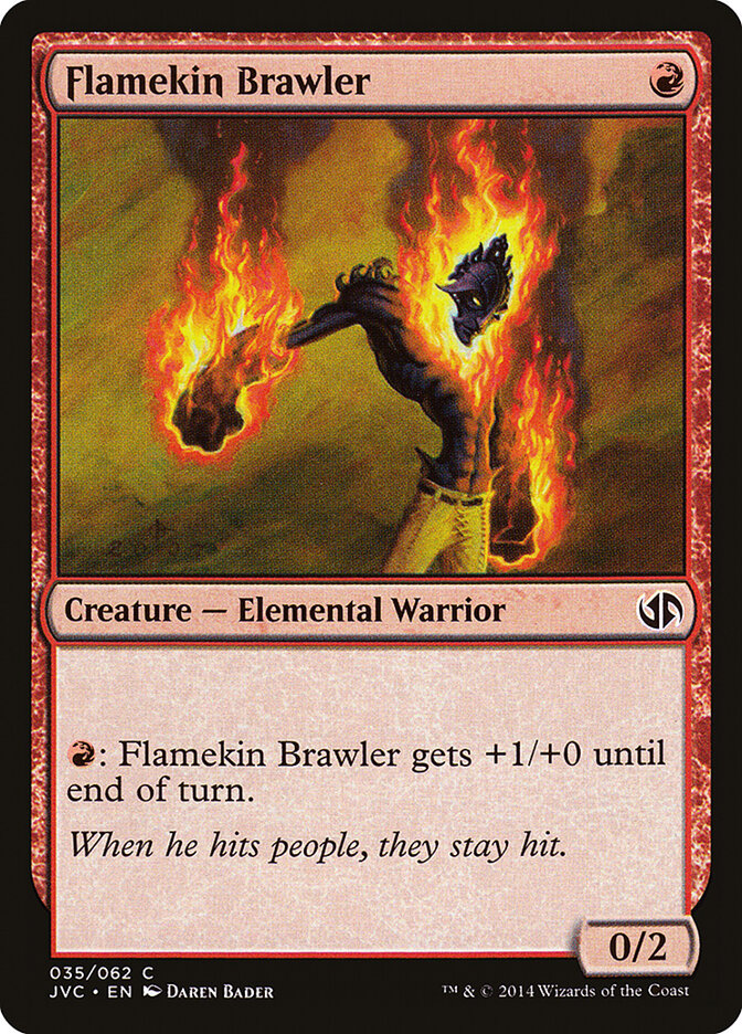 Flamekin Brawler — Duel Decks Anthology: Jace vs. Chandra 35/62