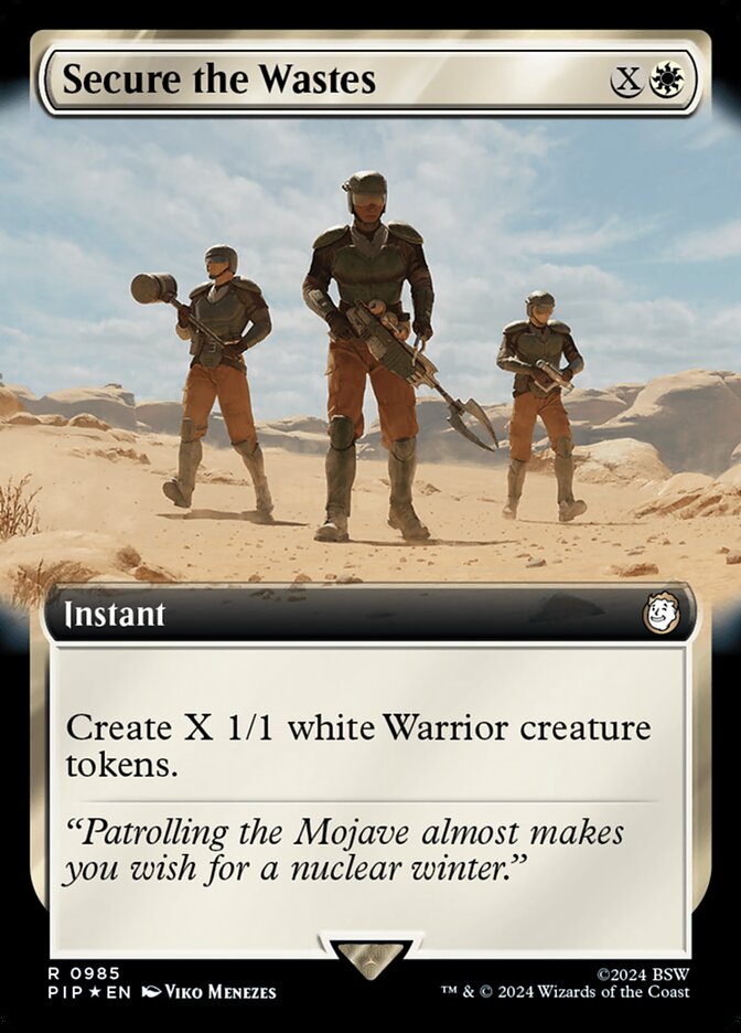 Secure the Wastes — Fallout 985/1068