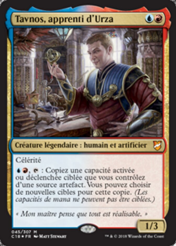 Tavnos, apprenti d'Urza — Commander 2018 45/307