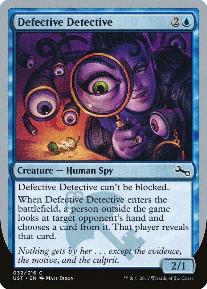 Defective Detective — Unstable 32/268