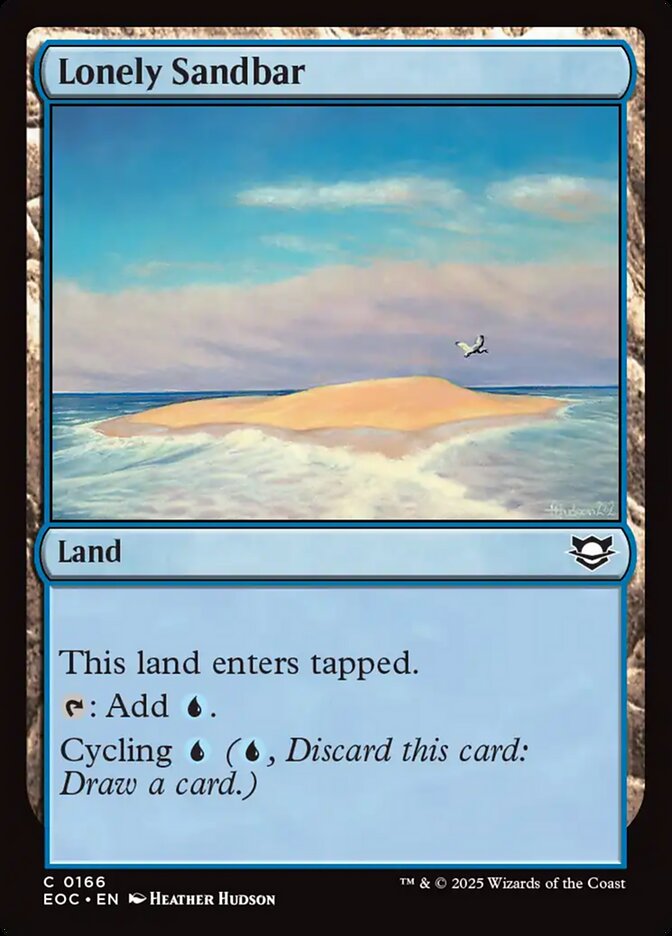 Lonely Sandbar — Edge of Eternities Commander 166/191