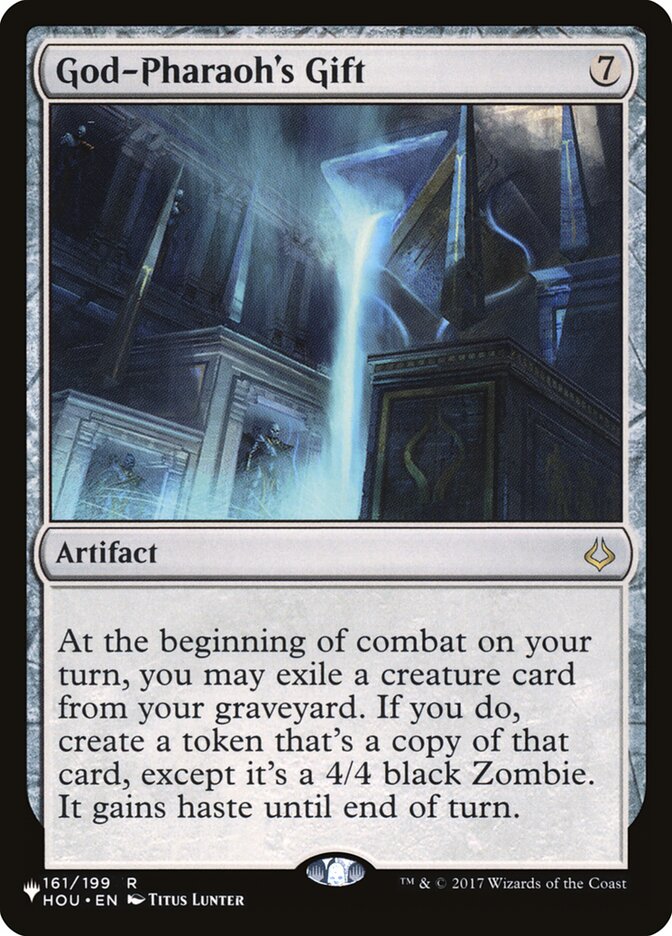 God-Pharaoh's Gift — The List HOU-161/5581