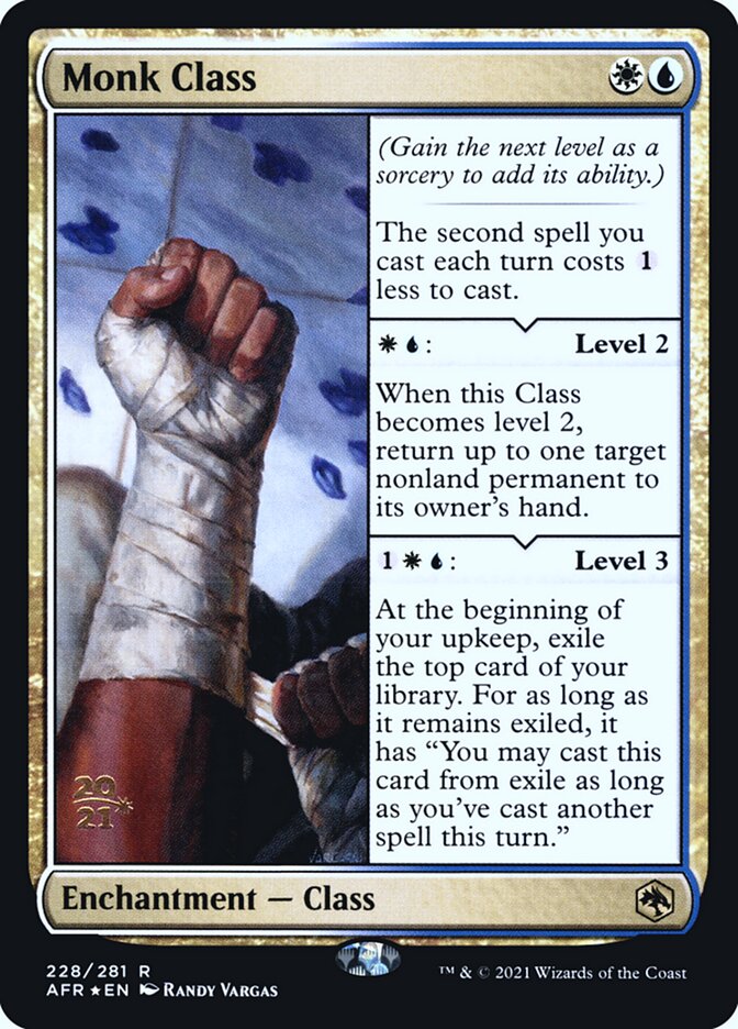 Monk Class — Adventures in the Forgotten Realms Promos 228s/241
