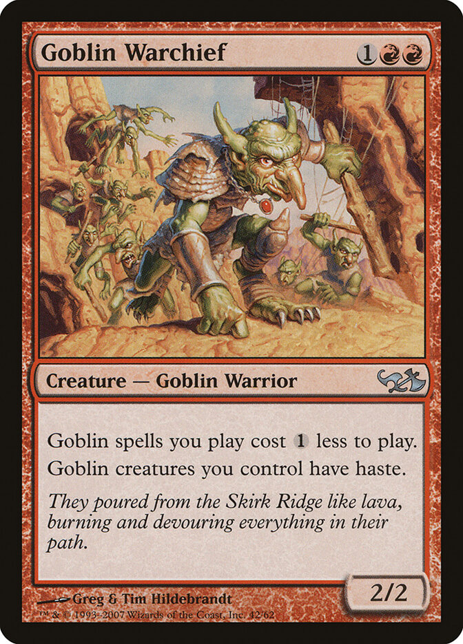 Goblin Warchief — Duel Decks: Elves vs. Goblins 42/62