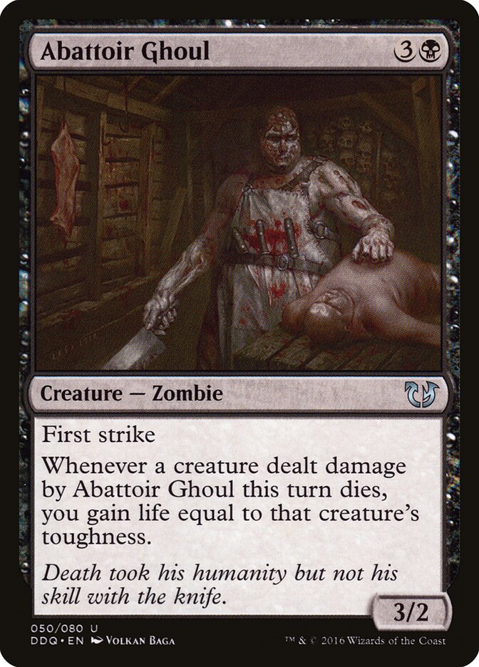 Abattoir Ghoul — Duel Decks: Blessed vs. Cursed 50/80