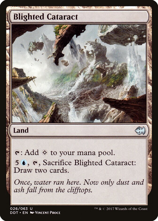 Blighted Cataract — Duel Decks: Merfolk vs. Goblins 26/63