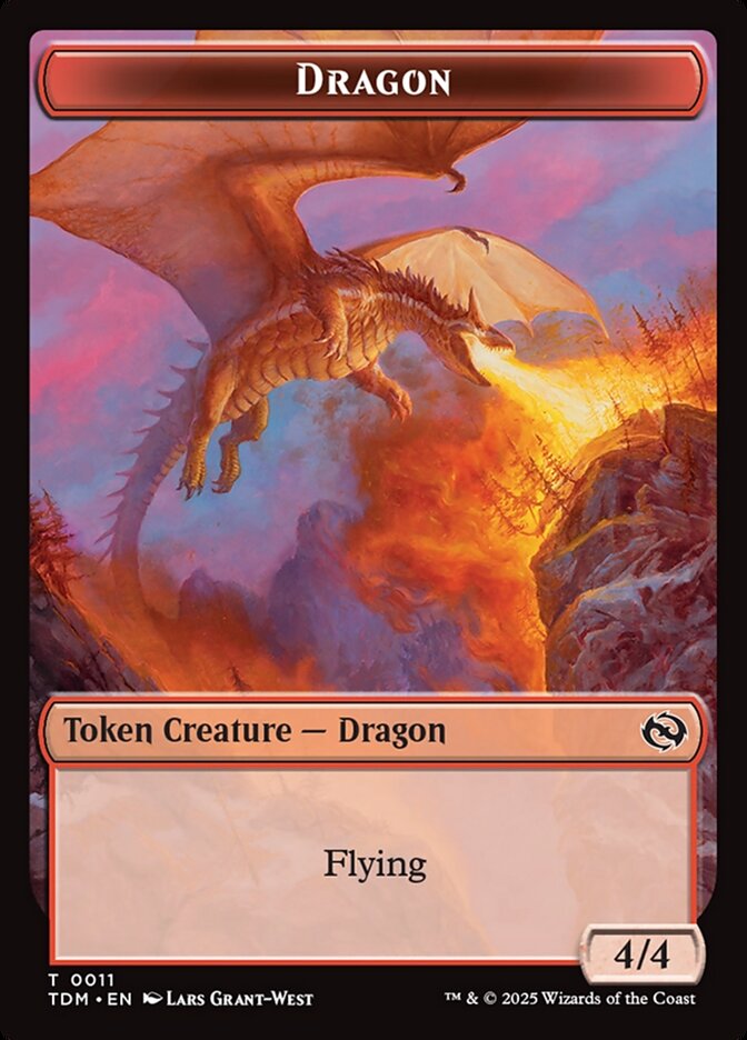 Dragon — Tarkir: Dragonstorm Tokens 11/16