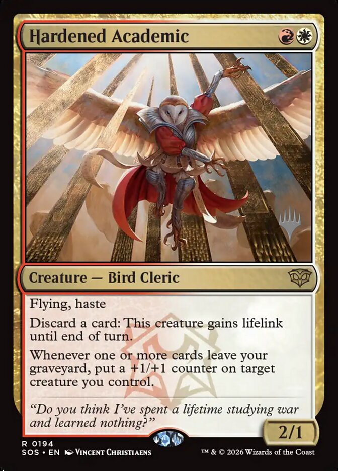 Hardened Academic — Secrets of Strixhaven Promos 194p/80