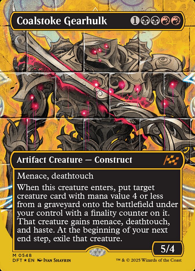 Carcasse mécanique brûlecharbon — Aetherdrift 548/553