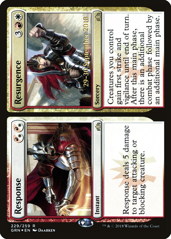 Response // Resurgence — Guilds of Ravnica Promos 229s/84