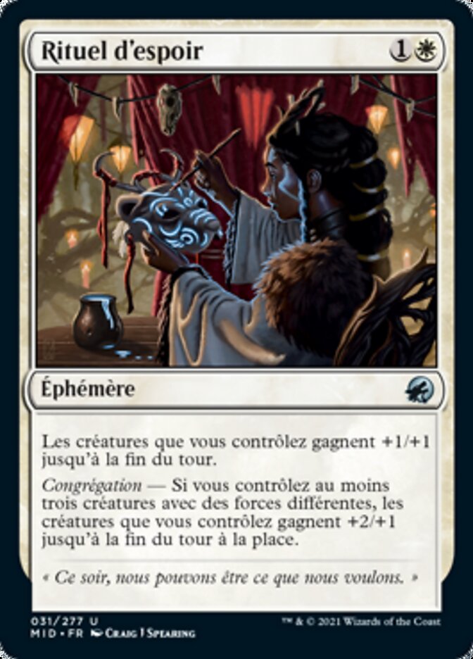 Rituel d'espoir — Innistrad: Midnight Hunt 31/398