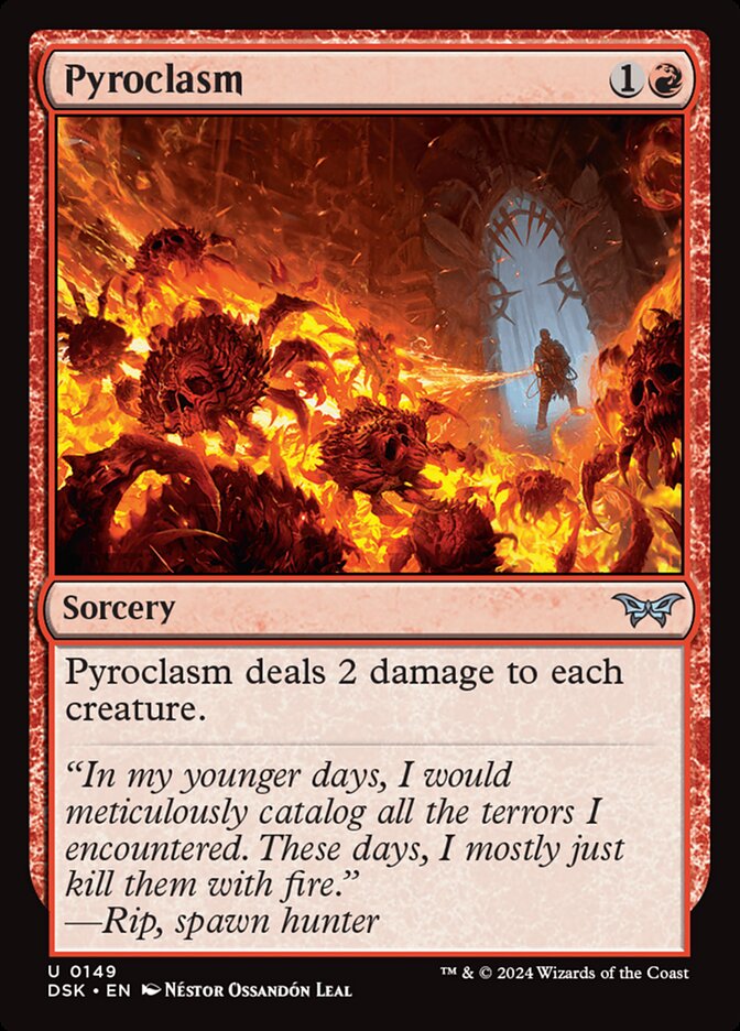 Pyroclasm — Duskmourn: House of Horror 149/419
