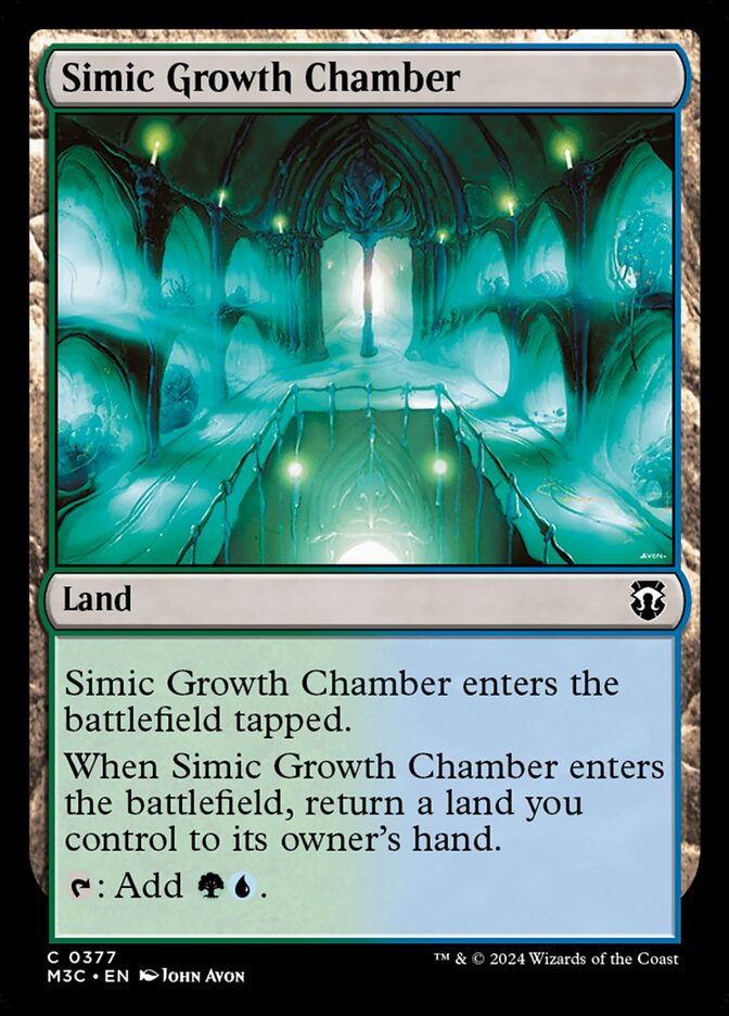 Simic Growth Chamber — Modern Horizons 3 Commander 377/398