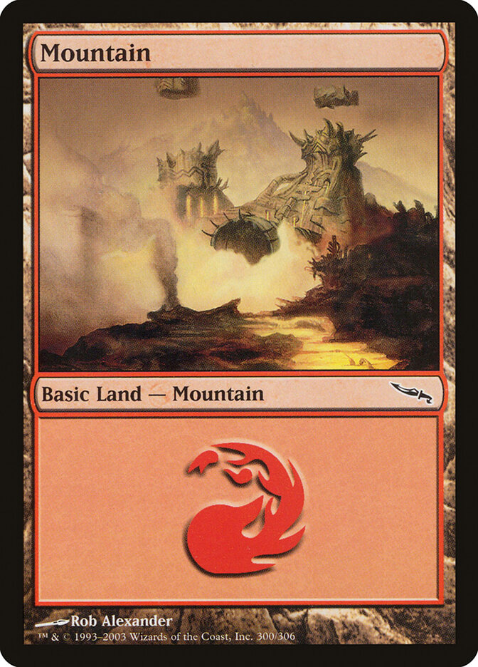 Mountain — Mirrodin 300/306