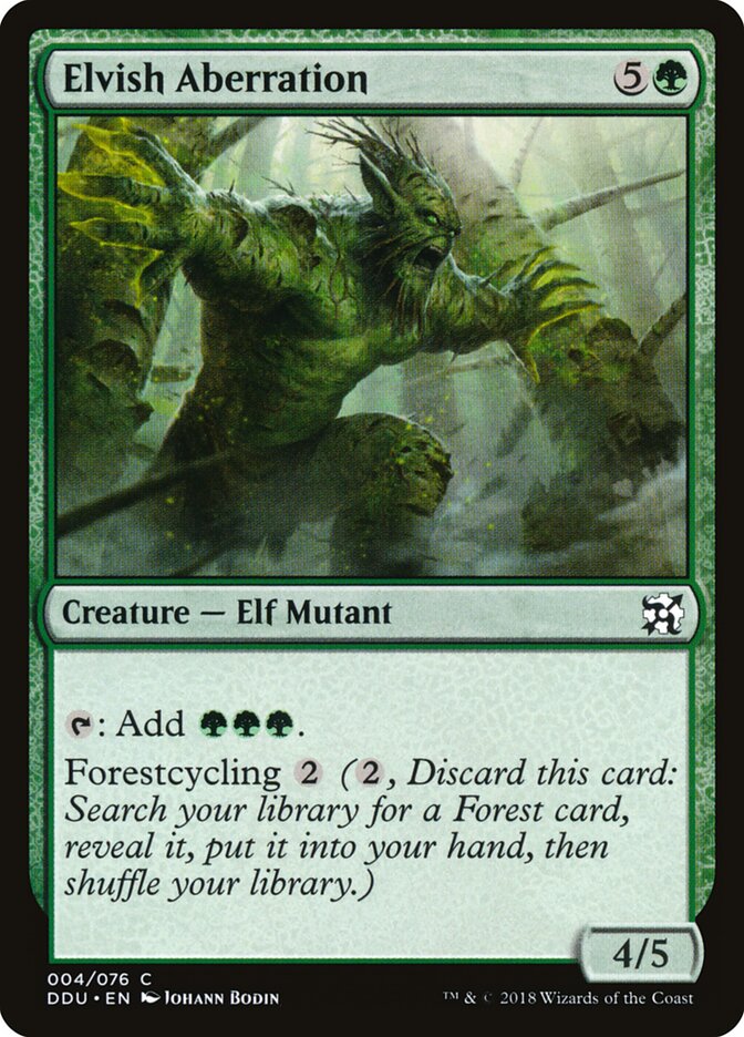Elvish Aberration — Duel Decks: Elves vs. Inventors 4/76