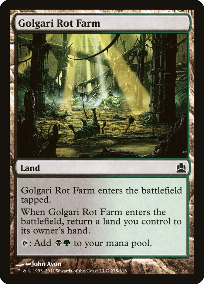 Golgari Rot Farm — Commander 2011 275/318