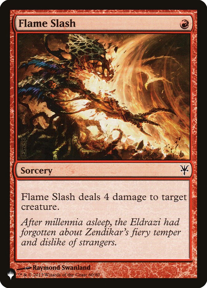 Flame Slash — The List DDK-60/5581