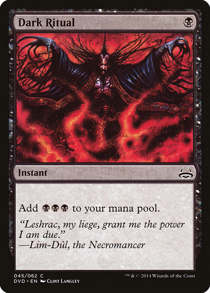 Dark Ritual — Duel Decks Anthology: Divine vs. Demonic 45/62