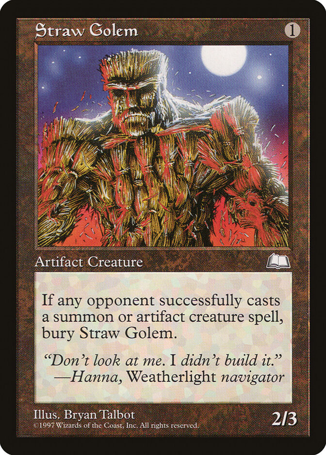 Straw Golem — Weatherlight 158/167