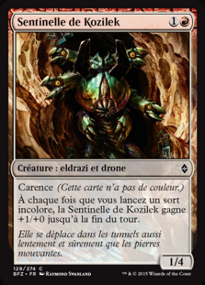 Sentinelle de Kozilek — Battle for Zendikar 129/299