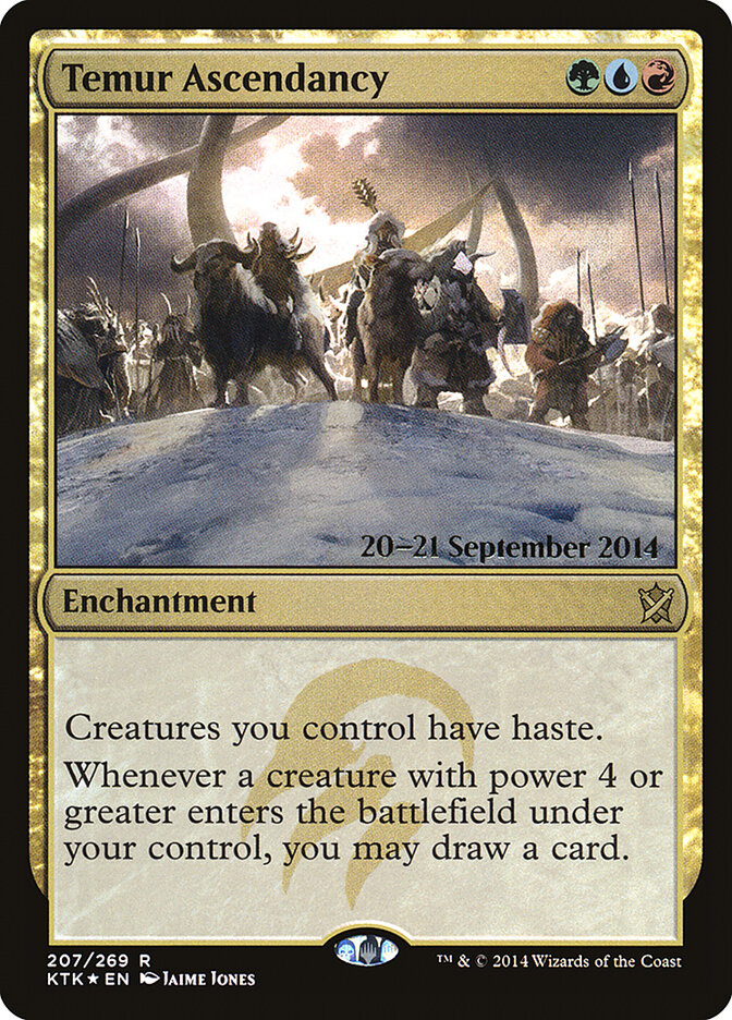 Temur Ascendancy — Khans of Tarkir Promos 207s/56