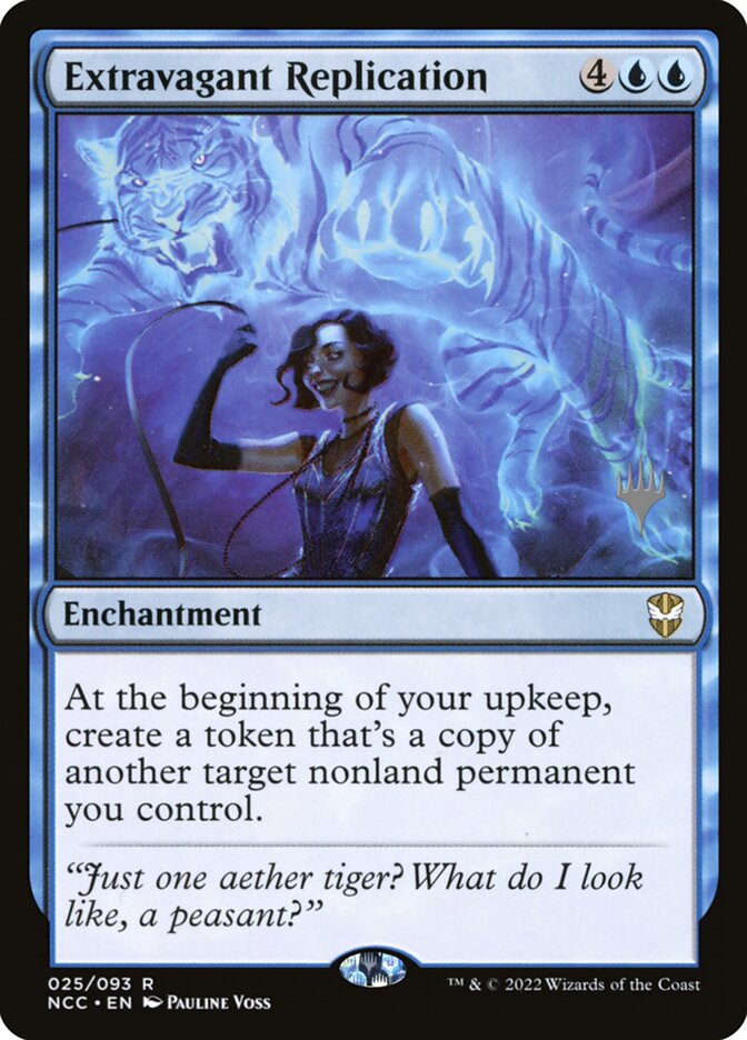 Extravagant Replication — New Capenna Commander Promos 25p/75