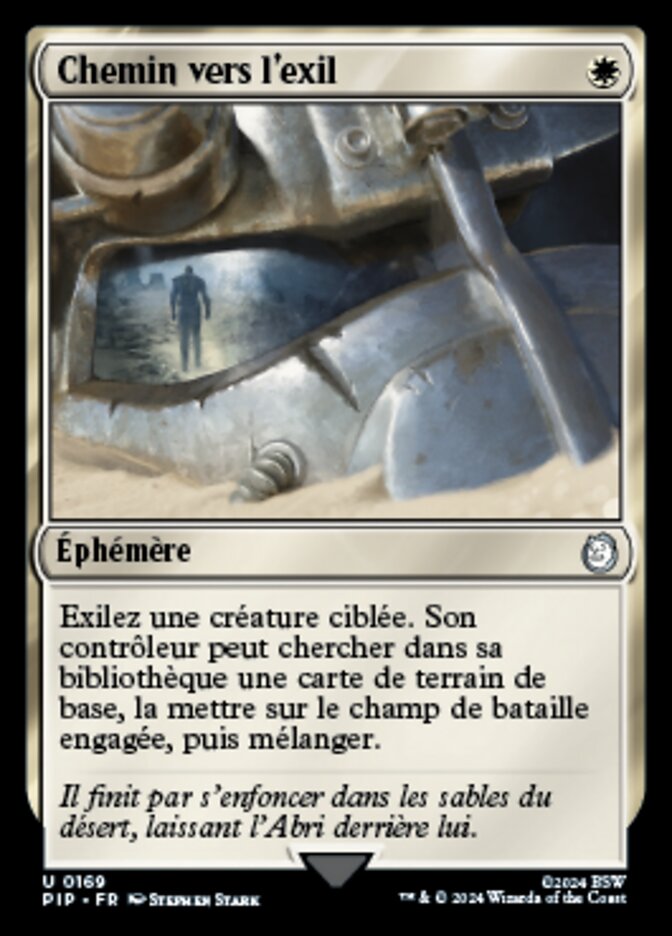 Chemin vers l'exil — Fallout 169/1068