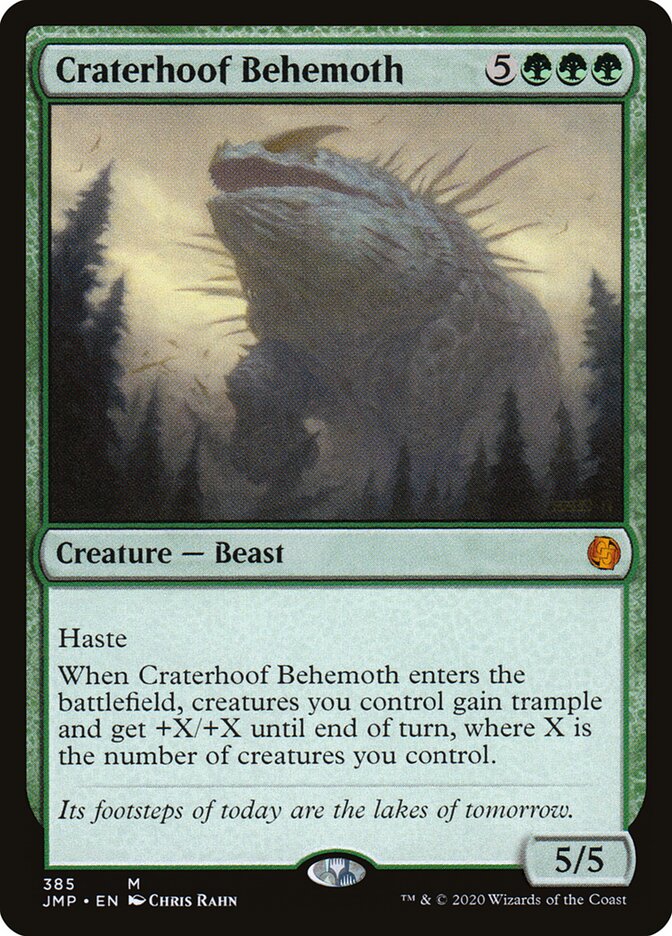 Craterhoof Behemoth — Jumpstart 385/497